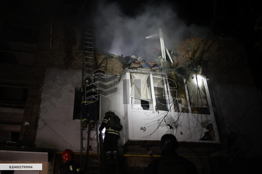 Russia Strikes Kharkiv - Ukraine