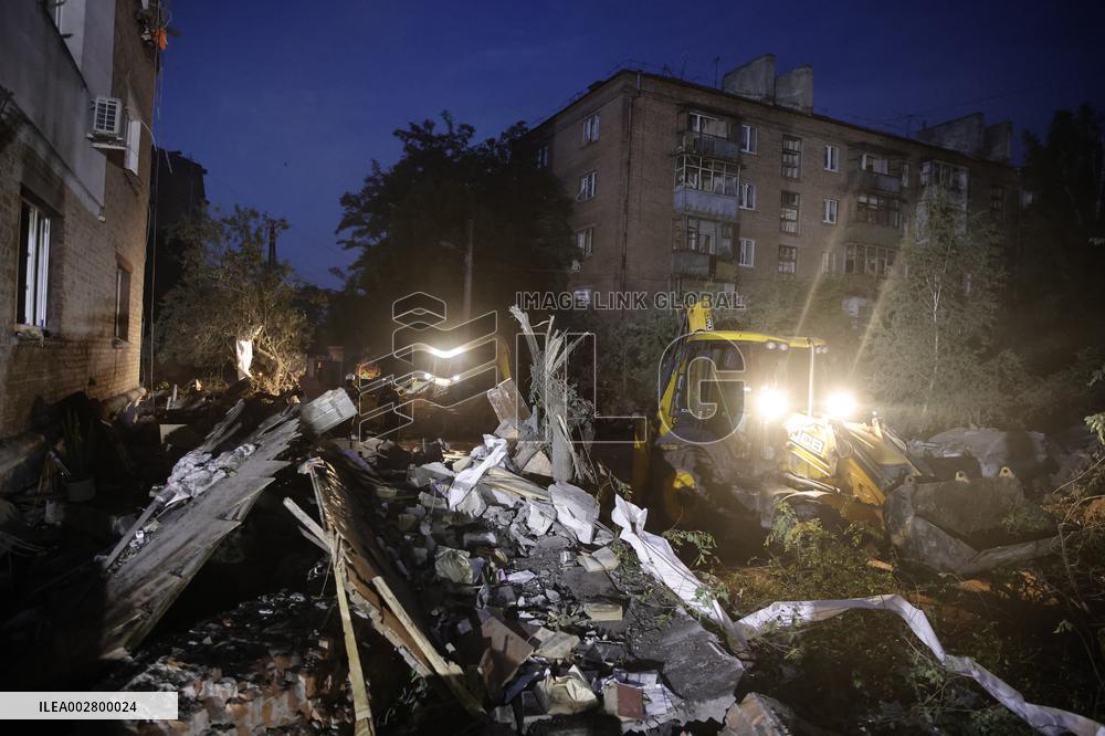 Russia Strikes Kharkiv - Ukraine