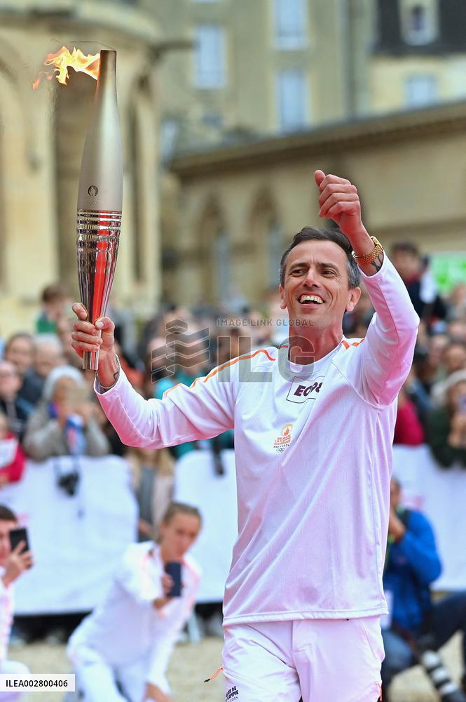 Olympic Flame Makes A Stop In Caen