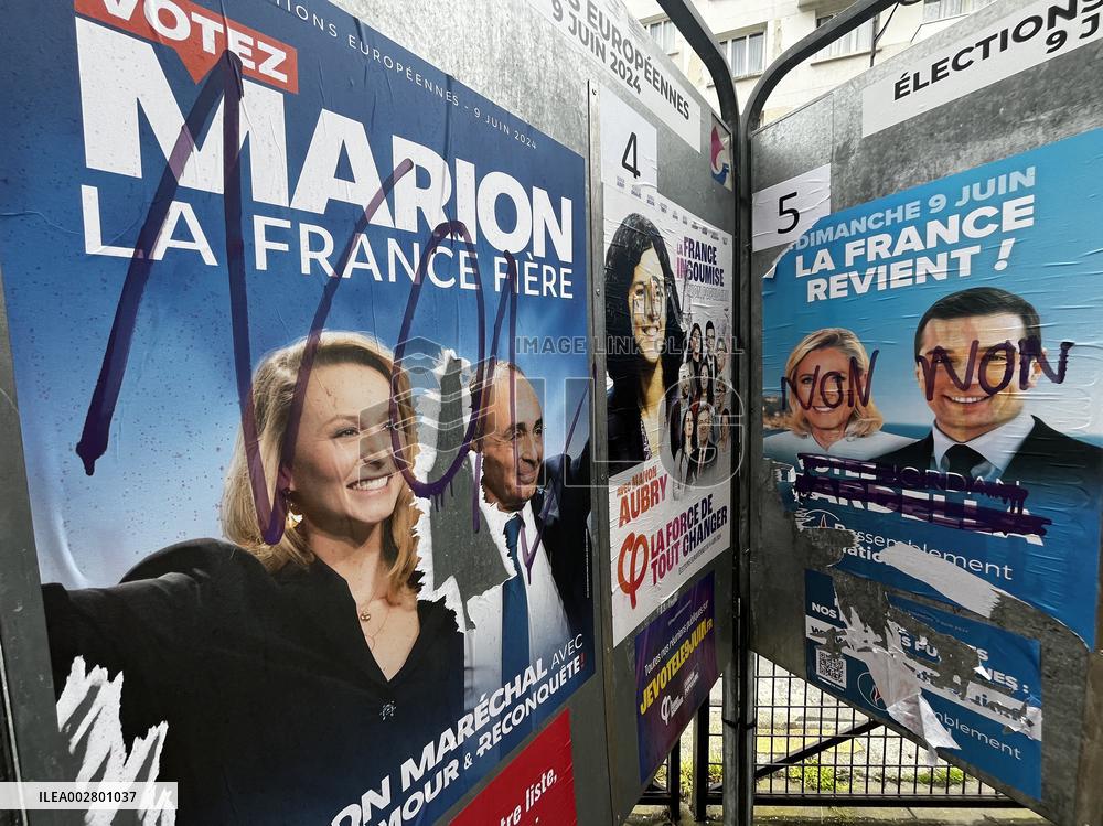 European Election Campaign Posters - Paris