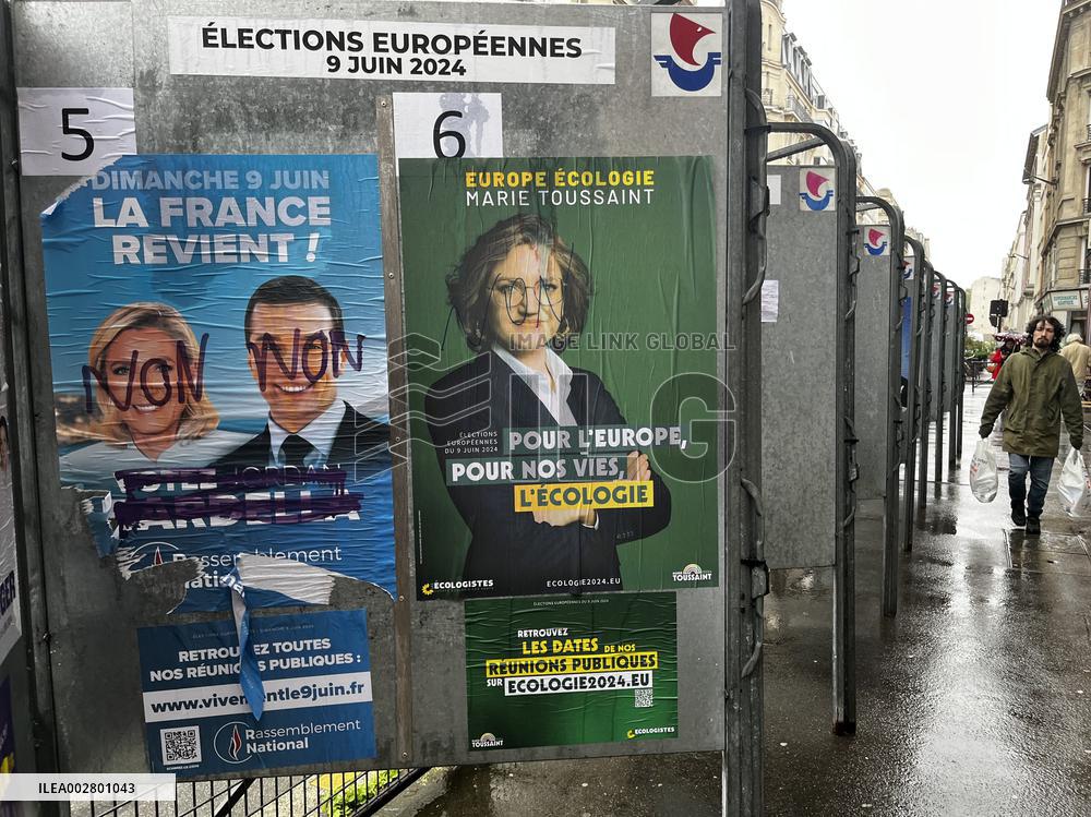 European Election Campaign Posters - Paris