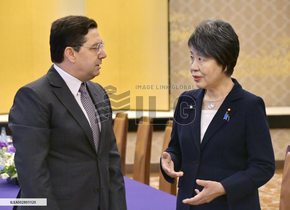 Moroccan foreign minister in Japan