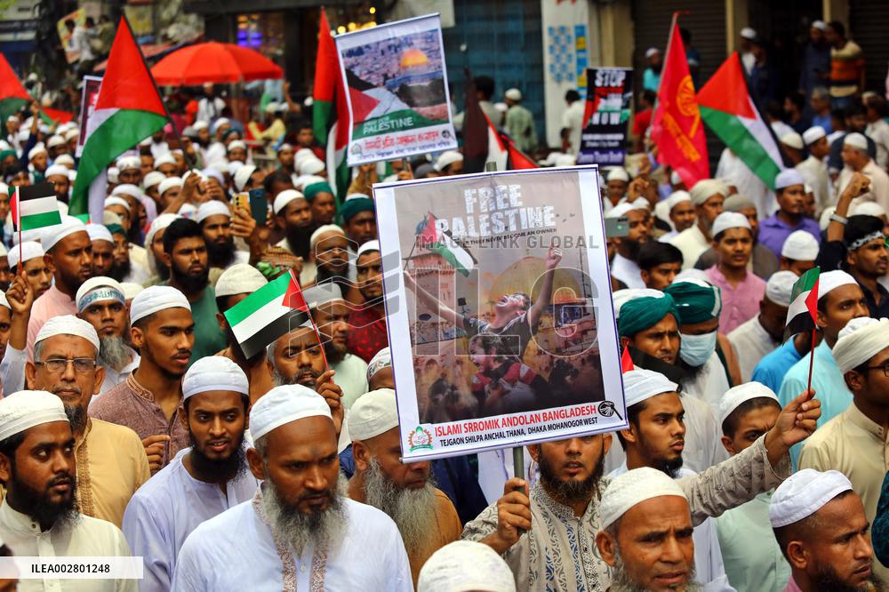 Islamists Rally For Palestine - Dhaka