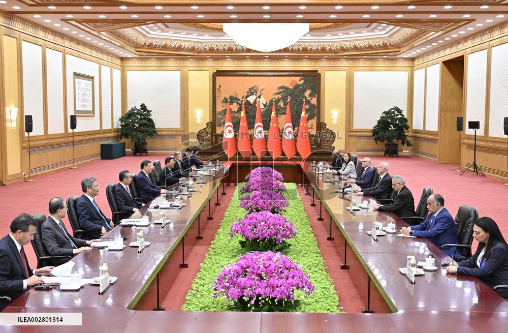 CHINA-BEIJING-XI JINPING-TUNISIA-PRESIDENT-TALKS (CN)