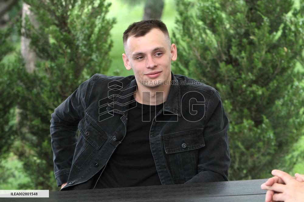 Interview of Ukrainian swimmer Denys Kesil in Dnipro