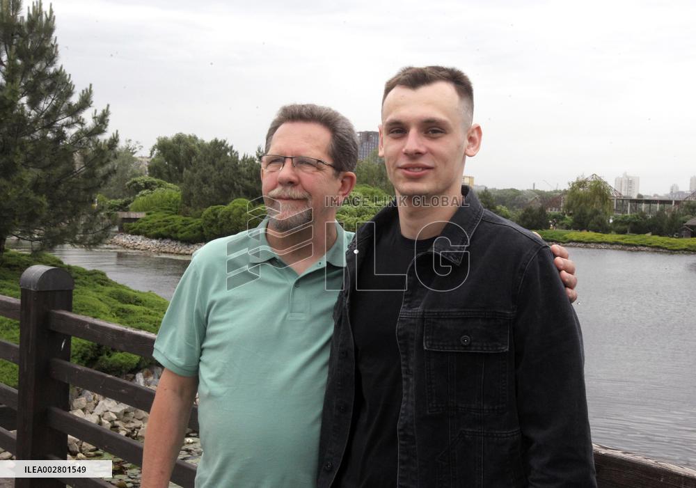 Interview of Ukrainian swimmer Denys Kesil in Dnipro