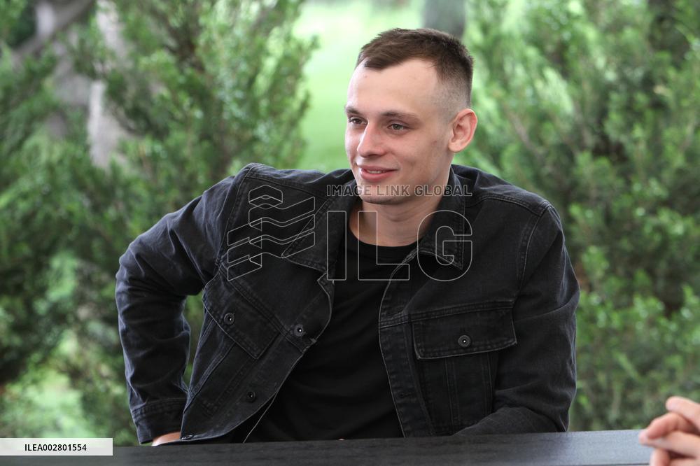 Interview of Ukrainian swimmer Denys Kesil in Dnipro