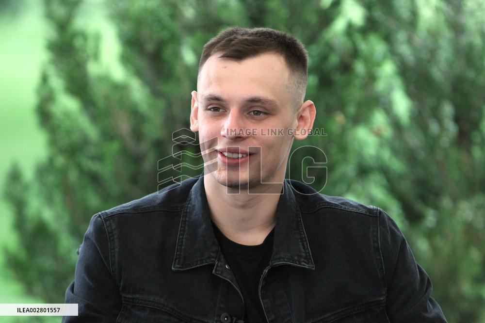 Interview of Ukrainian swimmer Denys Kesil in Dnipro