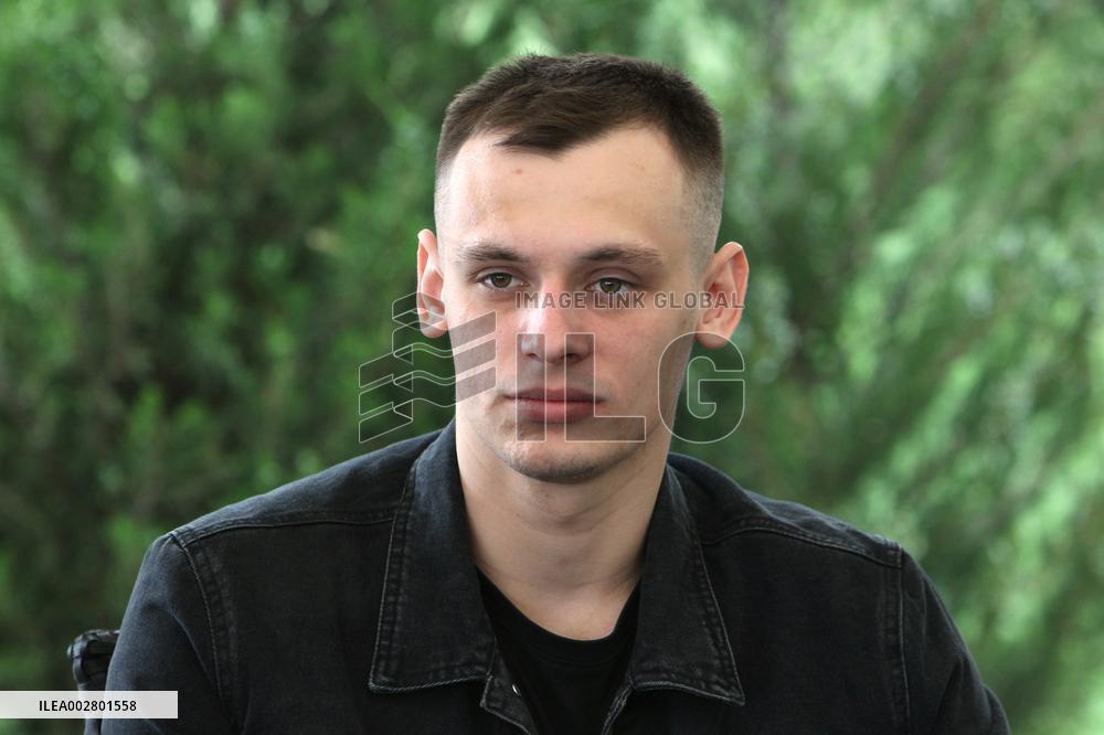 Interview of Ukrainian swimmer Denys Kesil in Dnipro