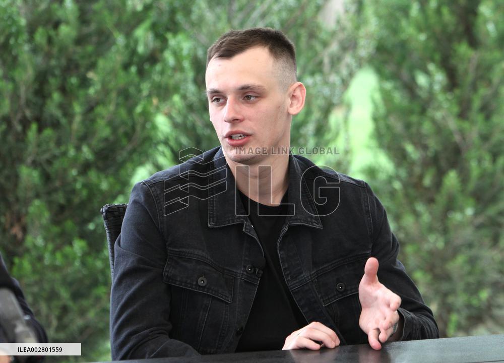Interview of Ukrainian swimmer Denys Kesil in Dnipro