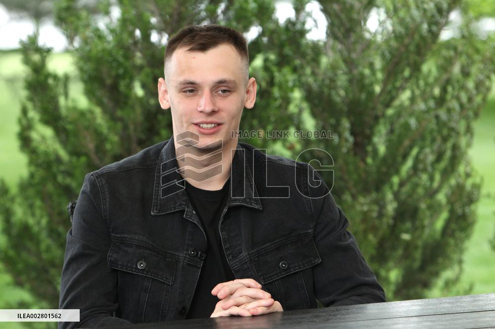 Interview of Ukrainian swimmer Denys Kesil in Dnipro