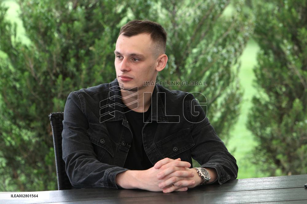 Interview of Ukrainian swimmer Denys Kesil in Dnipro