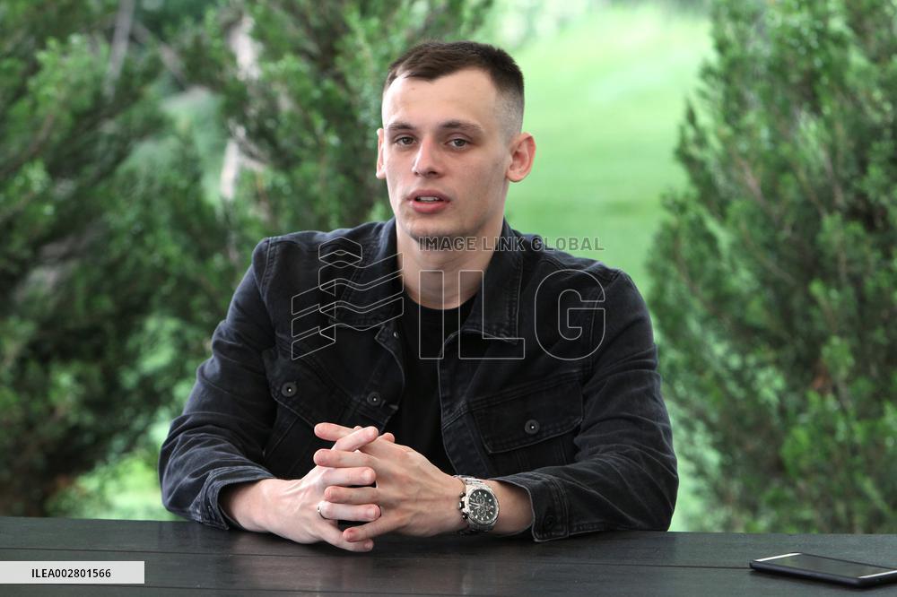 Interview of Ukrainian swimmer Denys Kesil in Dnipro