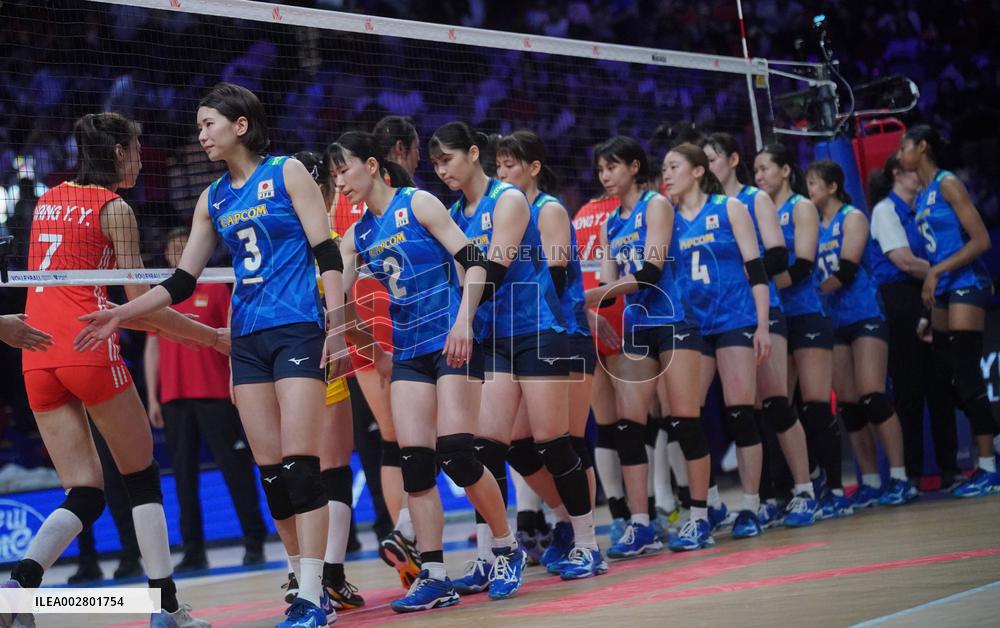(SP)CHINA-MACAO-VOLLEYBALL-WOMEN'S NATIONS LEAGUE 2024-CHN VS JPN (CN)