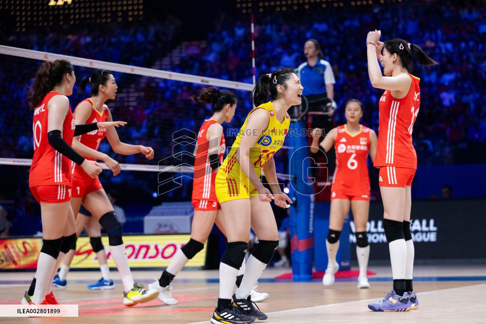 (SP)CHINA-MACAO-VOLLEYBALL-WOMEN'S NATIONS LEAGUE 2024-CHN VS JPN (CN)