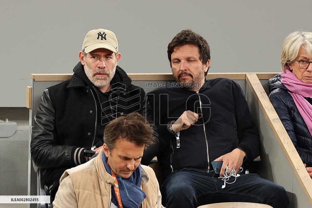 Celebrities In Stands During The 2024 French Open - Village Day Six NB