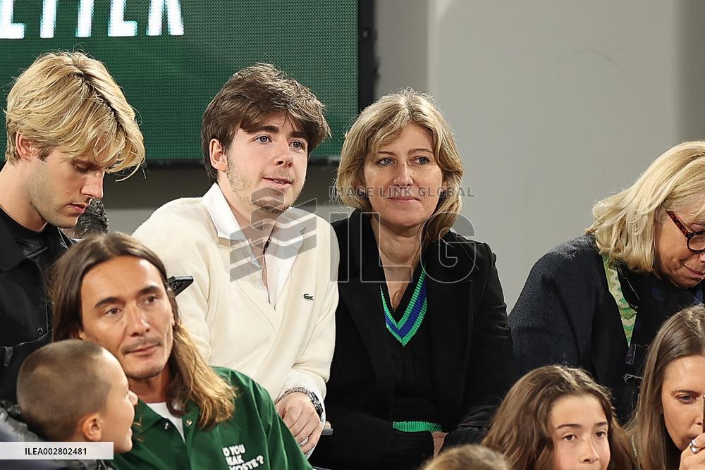 Celebrities In Stands During The 2024 French Open - Village Day Six NB