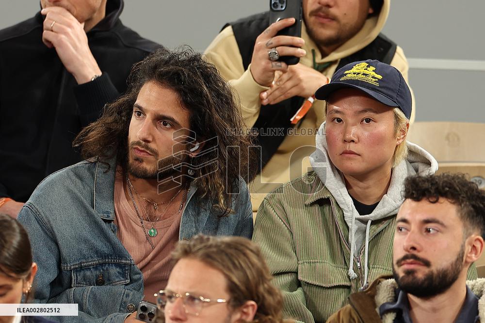 Celebrities In Stands During The 2024 French Open - Village Day Six NB