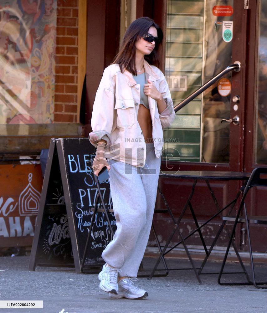Emily Ratajkowski out in New York