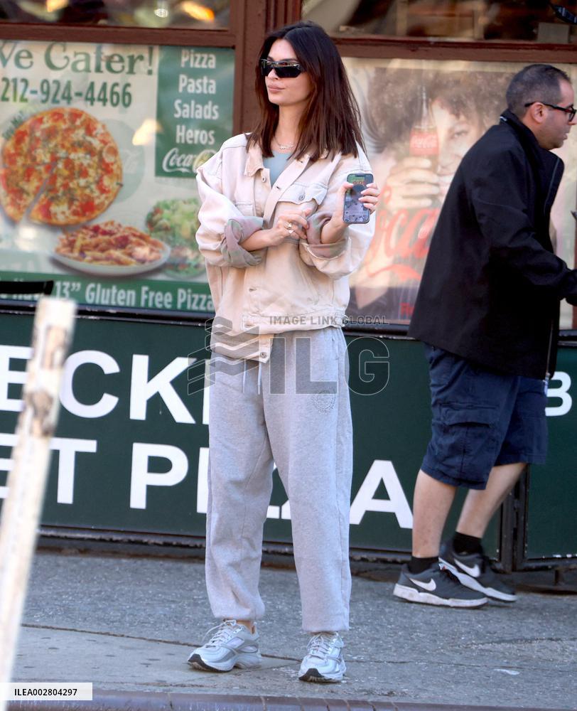 Emily Ratajkowski out in New York