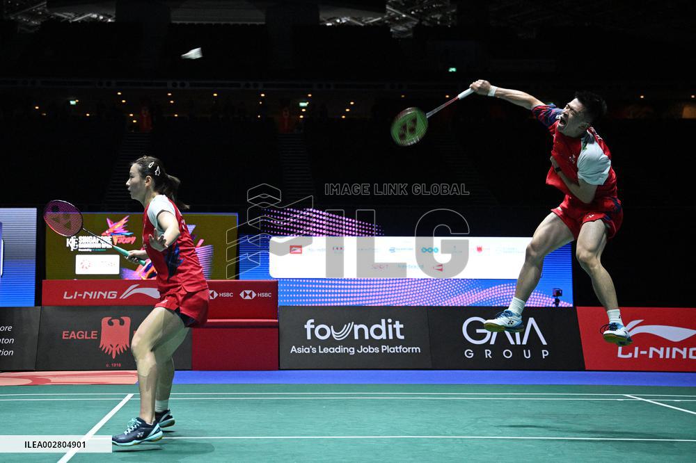 (SP)SINGAPORE-BADMINTON OPEN-MIXED DOUBLES