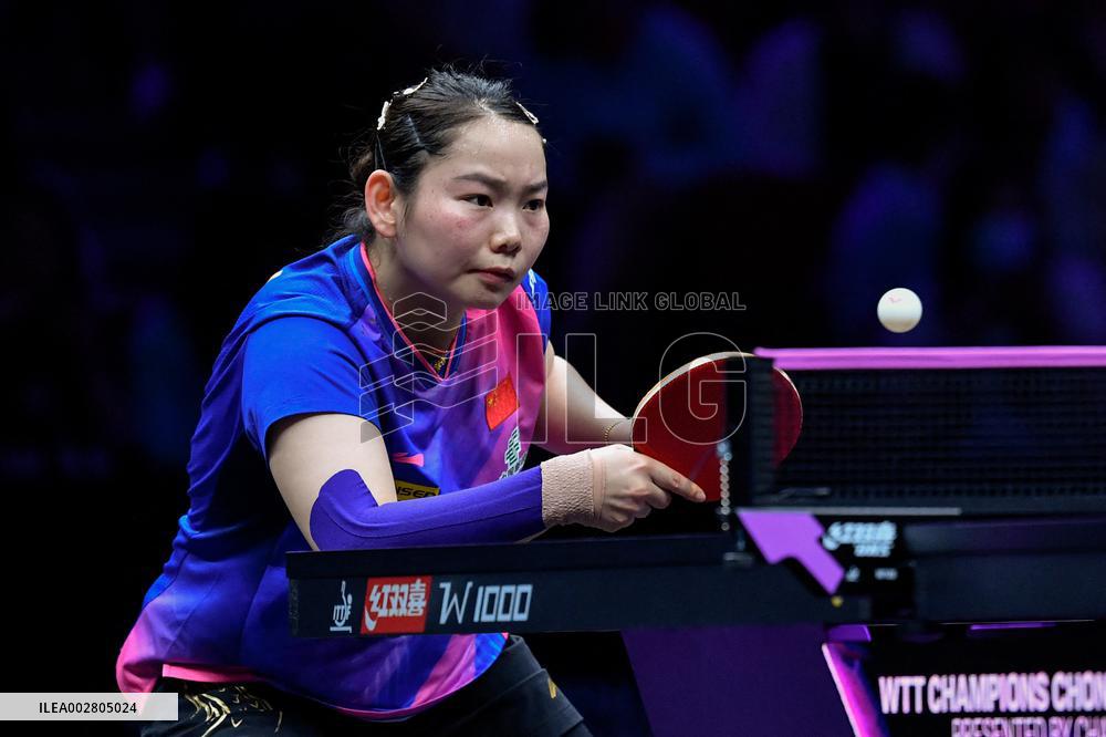 (SP)CHINA-CHONGQING-TABLE TENNIS-WTT CHAMPIONS-WOMEN'S SINGLES (CN)