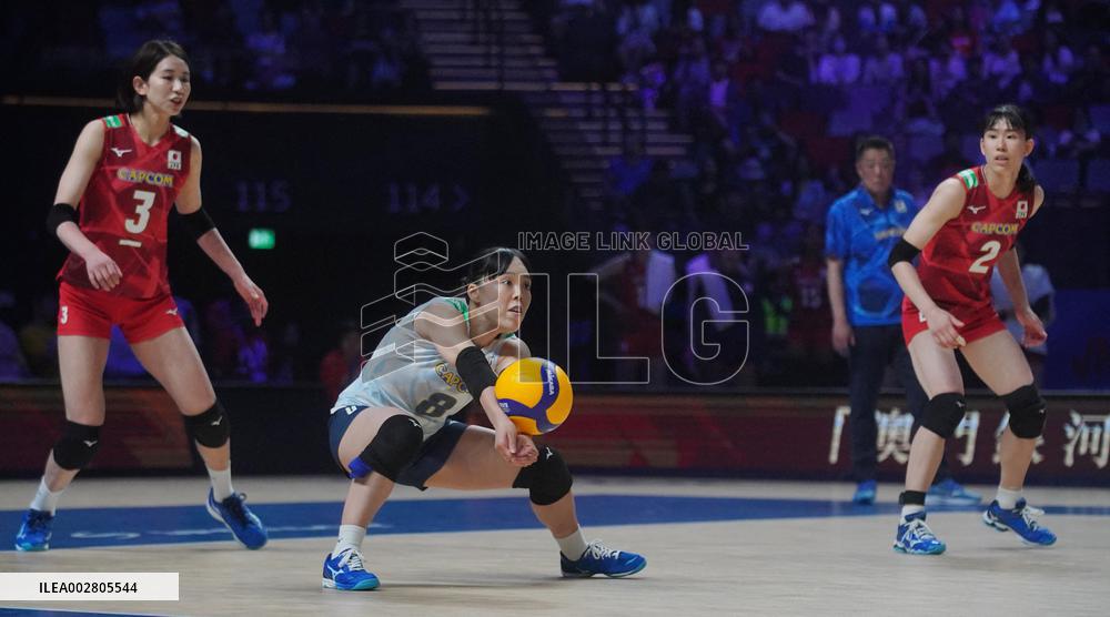 (SP)CHINA-MACAO-VOLLEYBALL-WOMEN'S NATIONS LEAGUE 2024-JPN VS DOM (CN)