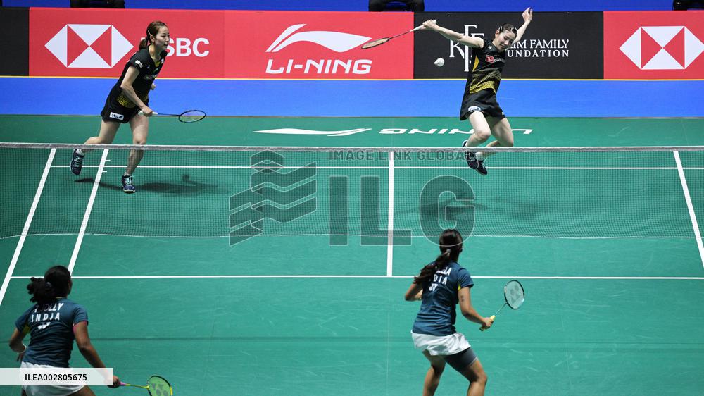 (SP)SINGAPORE-BADMINTON OPEN-WOMEN'S DOUBLES-SEMIFINAL