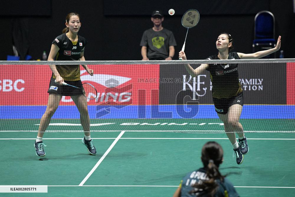 (SP)SINGAPORE-BADMINTON OPEN-WOMEN'S DOUBLES-SEMIFINAL
