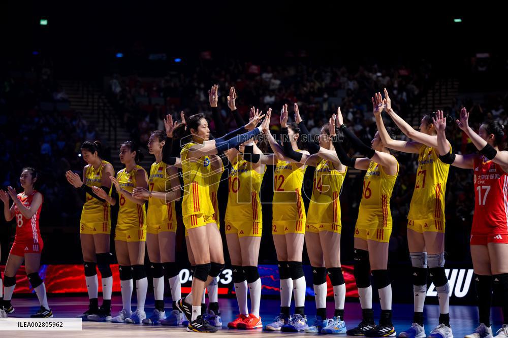 (SP)CHINA-MACAO-VOLLEYBALL-WOMEN'S NATIONS LEAGUE 2024-THA VS CHN (CN)
