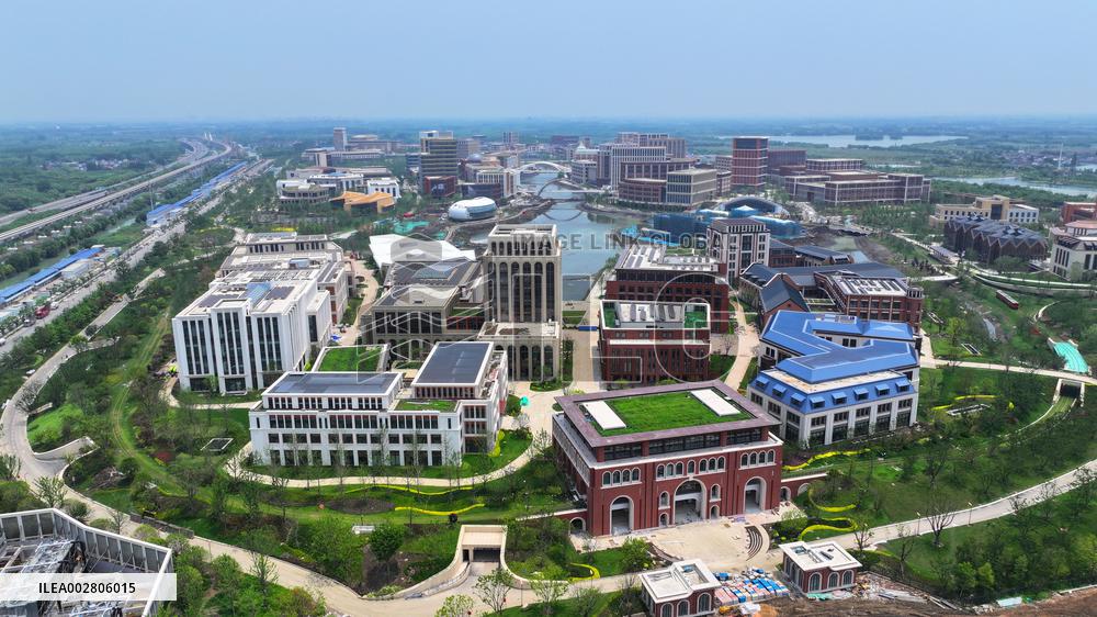 Huawei's Shanghai Qingpu R&D Center Construction in Shangh