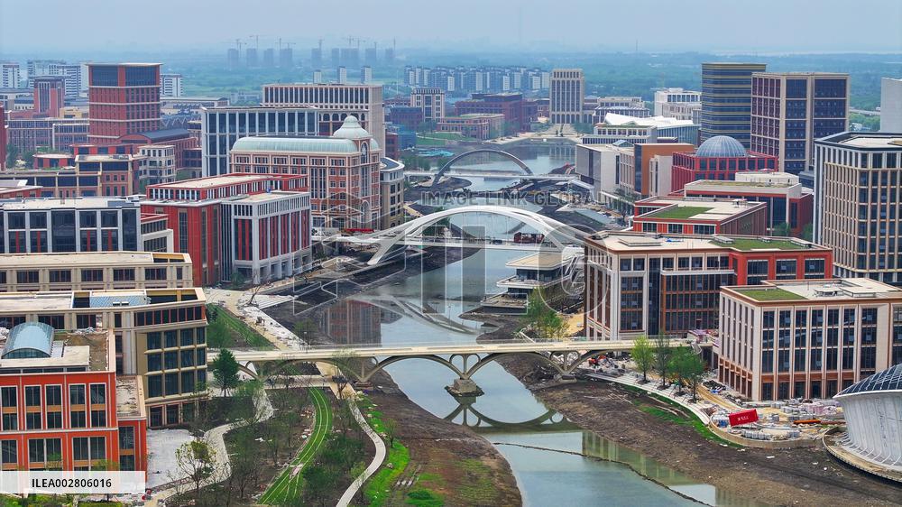 Huawei's Shanghai Qingpu R&D Center Construction in Shangh