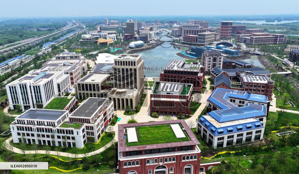 Huawei's Shanghai Qingpu R&D Center Construction in Shangh