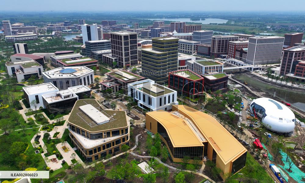 Huawei's Shanghai Qingpu R&D Center Construction in Shangh