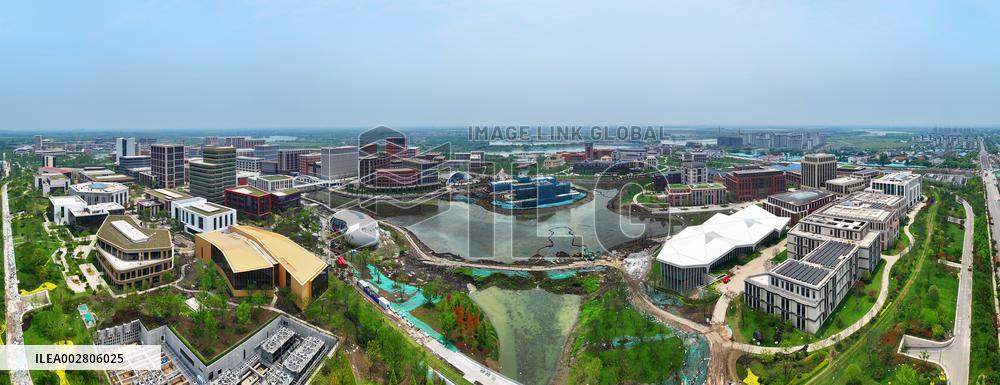 Huawei's Shanghai Qingpu R&D Center Construction in Shangh