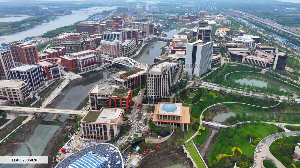 Huawei's Shanghai Qingpu R&D Center Construction in Shangh