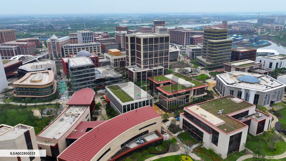 Huawei's Shanghai Qingpu R&D Center Construction in Shangh