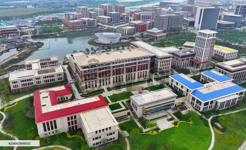 Huawei's Shanghai Qingpu R&D Center Construction in Shangh