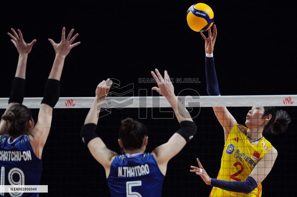 (SP)CHINA-MACAO-VOLLEYBALL-WOMEN'S NATIONS LEAGUE 2024-THA VS CHN (CN)