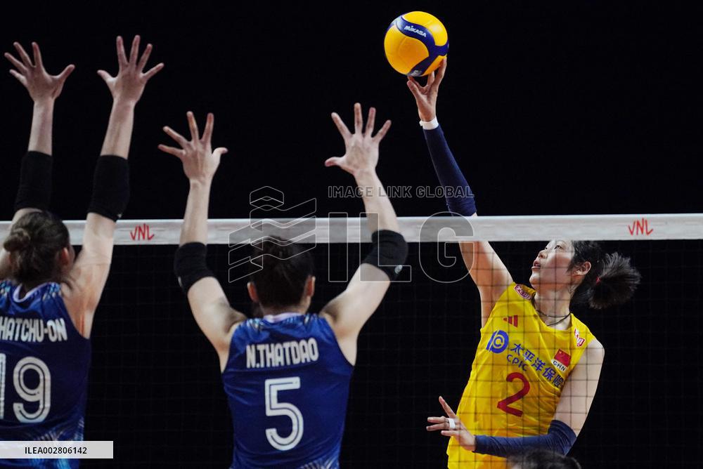 (SP)CHINA-MACAO-VOLLEYBALL-WOMEN'S NATIONS LEAGUE 2024-THA VS CHN (CN)