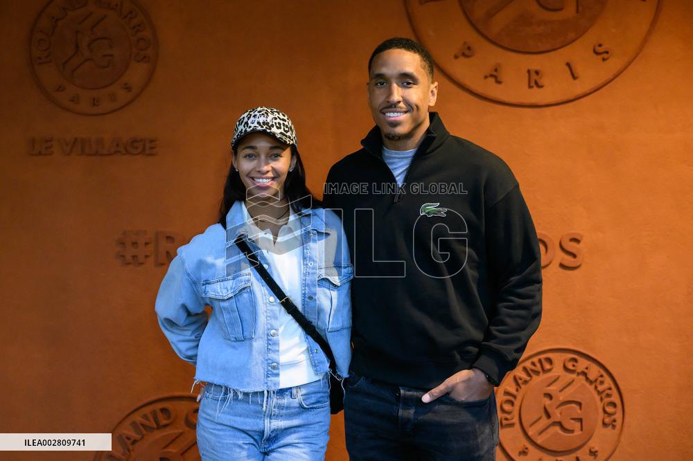 French Open - Celebs pose at the Village - Paris