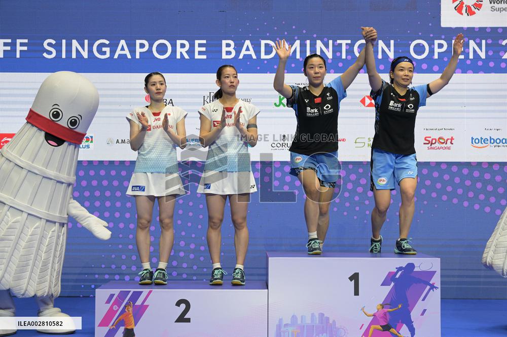 (SP)SINGAPORE-BADMINTON OPEN-WOMEN'S DOUBLES-FINAL