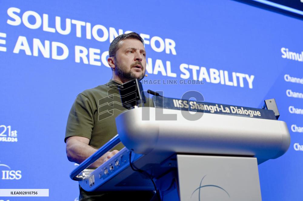 Zelenskyy addresses Asia Security Summit in Singapore