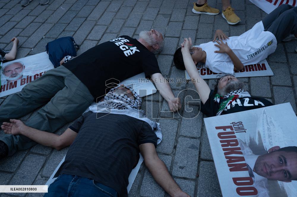 Pro-Palestine Protest - Istanbul