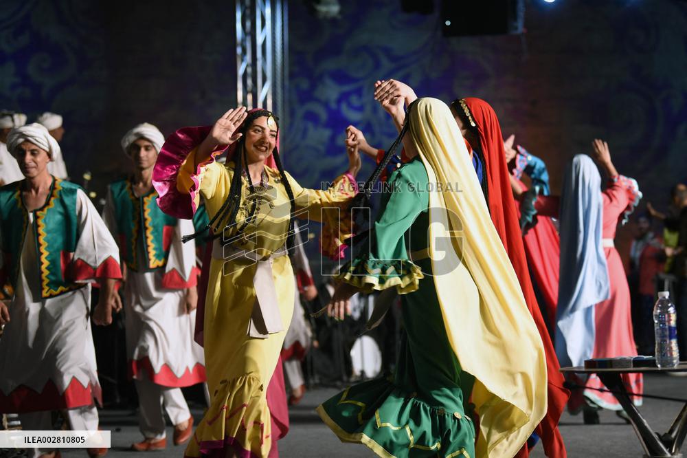 EGYPT-CAIRO-DRUMS & TRADITIONAL ARTS-FESTIVAL-CONCLUSION