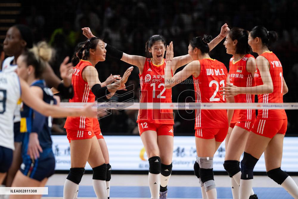 (SP)CHINA-MACAO-VOLLEYBALL-WOMEN'S NATIONS LEAGUE 2024-ITA VS CHN (CN)