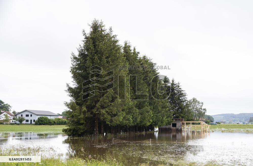 (SpotNews)GERMANY-SOUTHERN STATES-FLOOD
