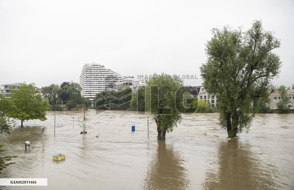 (SpotNews)GERMANY-SOUTHERN STATES-FLOOD