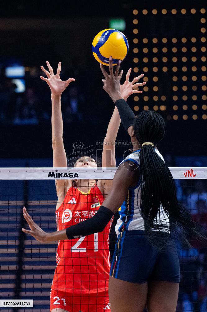 (SP)CHINA-MACAO-VOLLEYBALL-WOMEN'S NATIONS LEAGUE 2024-ITA VS CHN (CN)