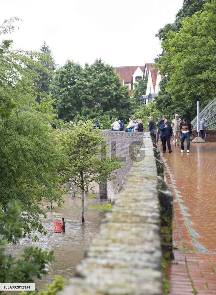 (SpotNews)GERMANY-SOUTHERN STATES-FLOOD